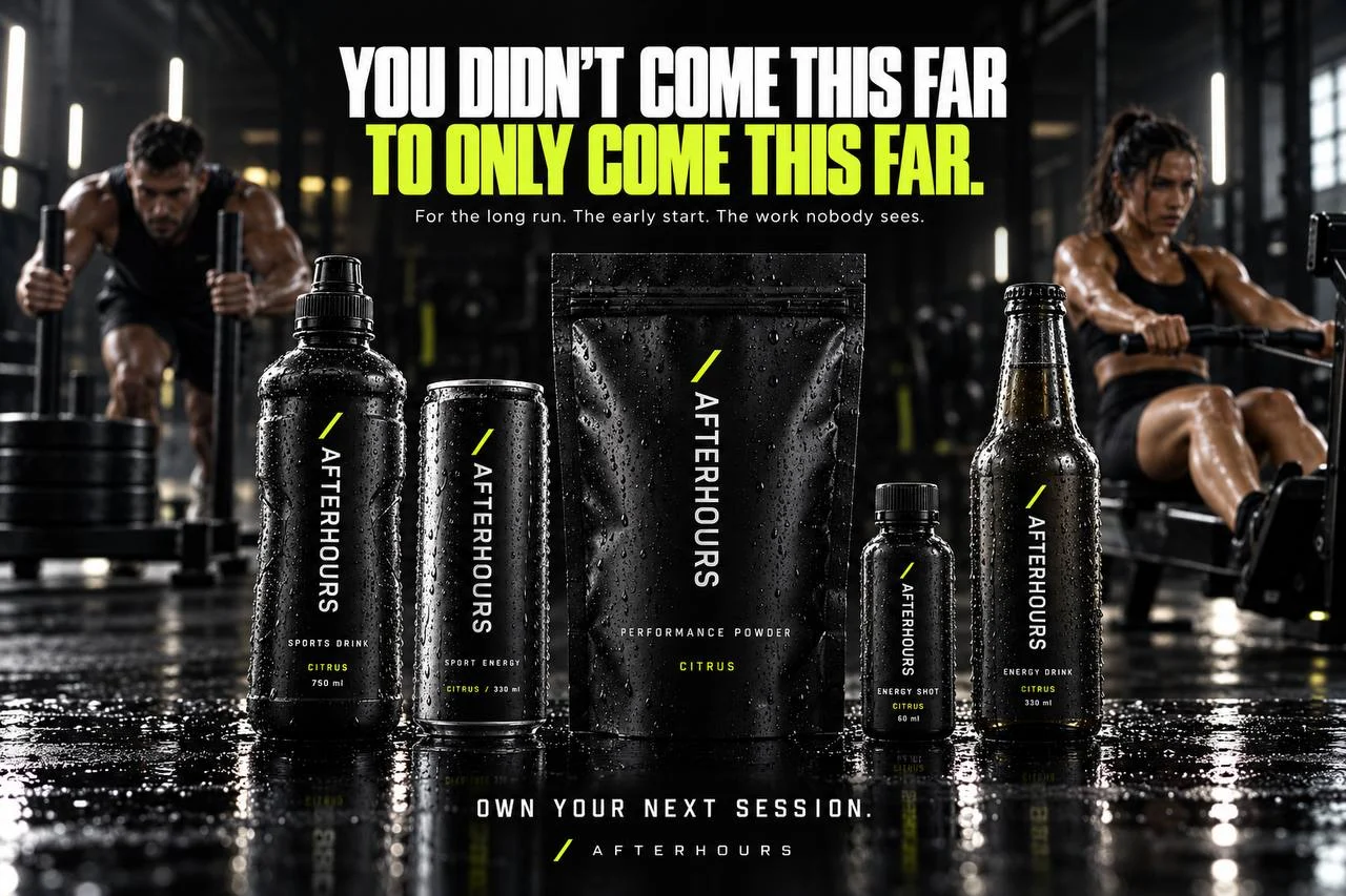 You didn't come this far to only come this far — Afterhours — sport energy (concept)