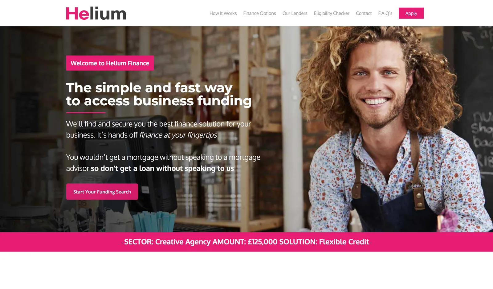 The simple and fast way to business funding — Helium Finance